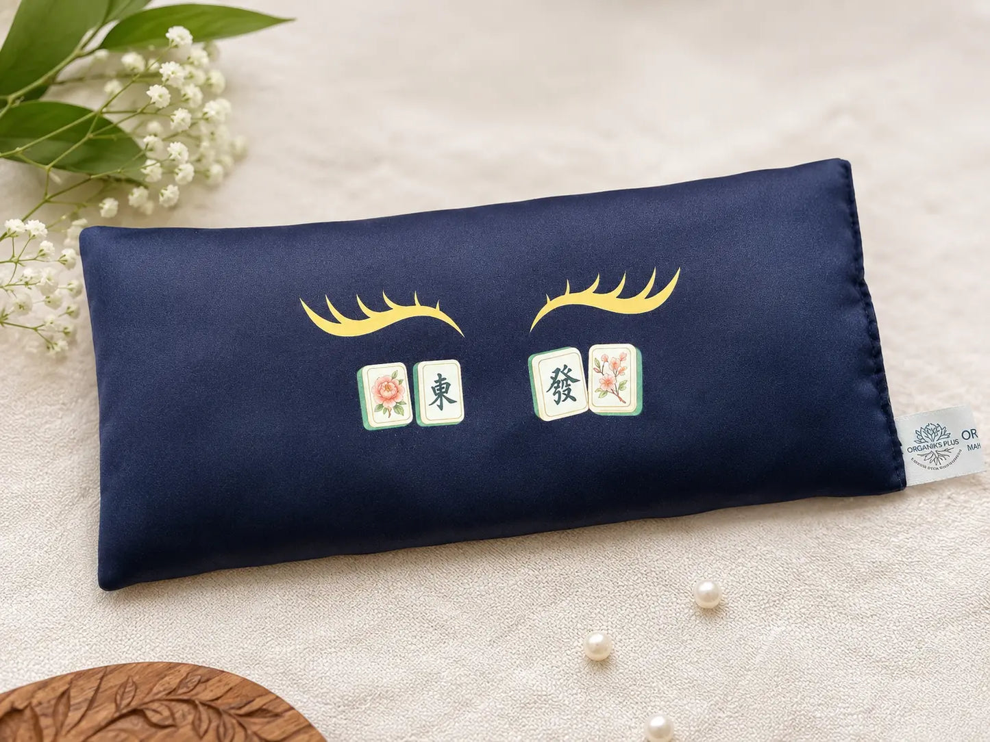 Mahjong Lavender Weighted Eye Pillow