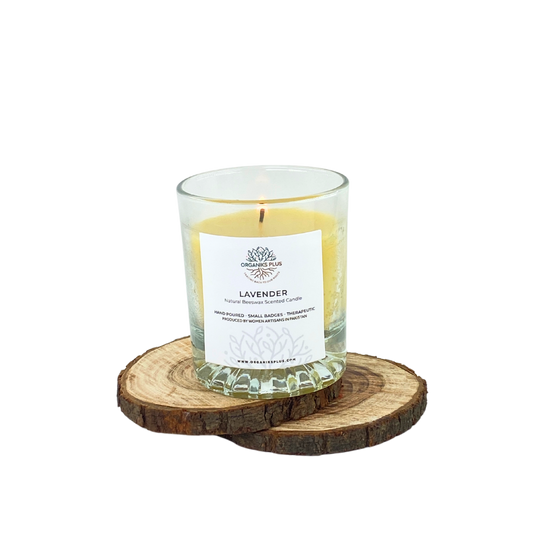 Beeswax Scented Candle - Lavender