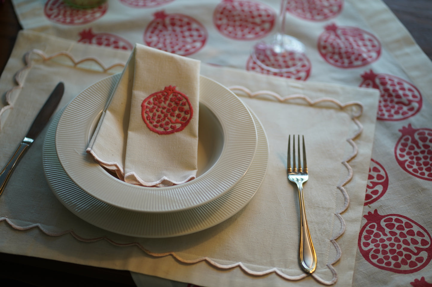 Pomegranate Delight Napkin