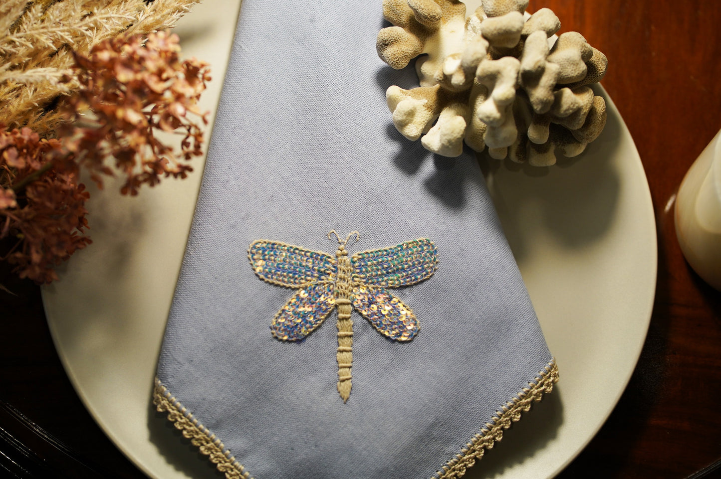 Shimmering Dragonfly - Napkin