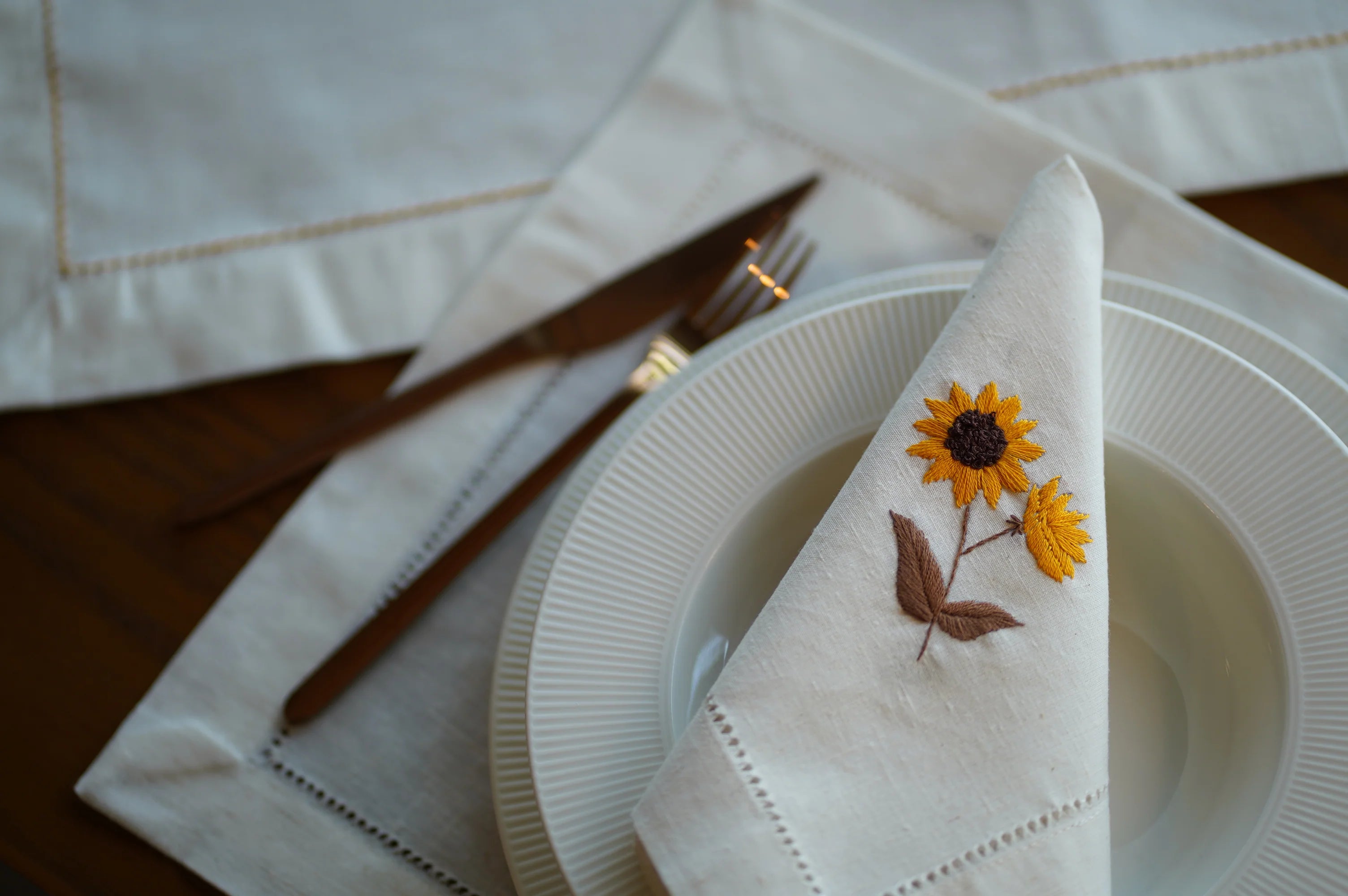 Organiks Plus Pahari Collection premium table linen – elegant dining napkins to elevate your table setting.